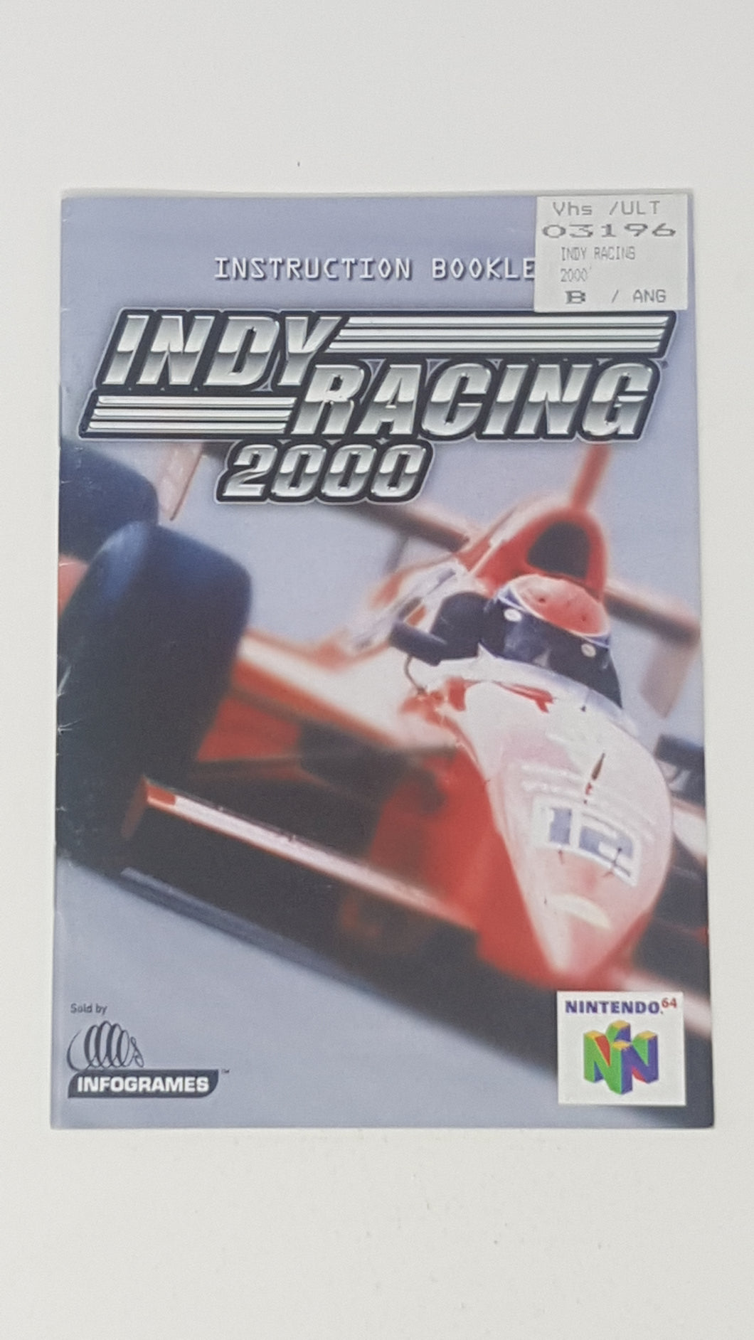 Indy Racing 2000 [manuel] -Nintendo 64 | N64
