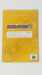 Mario Party 3 [manuel] - Nintendo 64 | N64