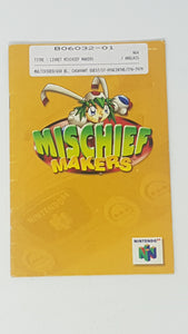 Mischief Makers [manual] - Nintendo 64 | N64