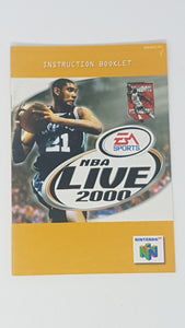 NBA Live 2000 [manual] - Nintendo 64 | N64
