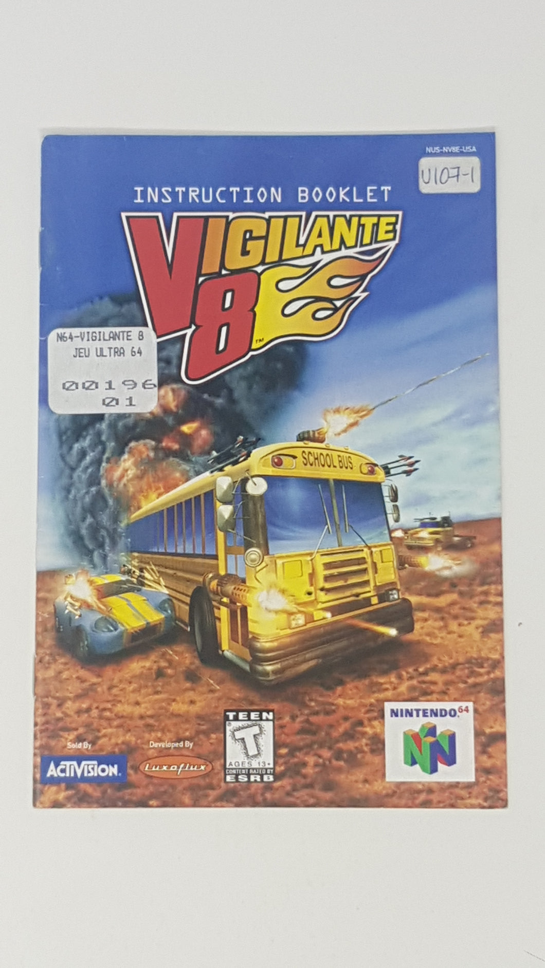 Vigilante 8 [manuel] - Nintendo 64 | N64