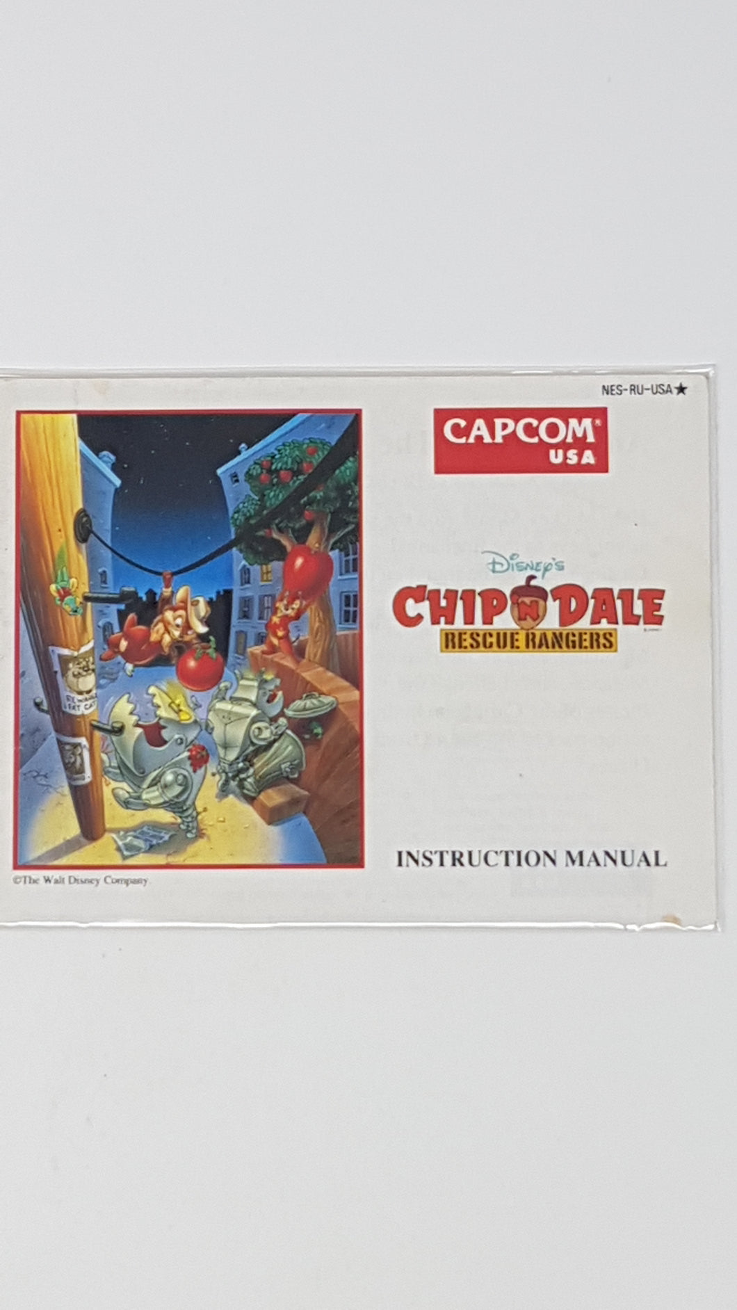 Chip and Dale Rescue Rangers [manuel] - Nintendo NES