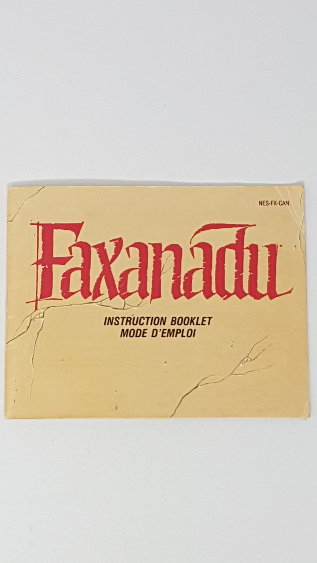 Faxanadu [manual] Bilingual - Nintendo NES