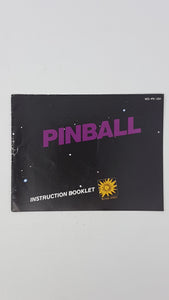 Pinball [manual] - Nintendo | NES