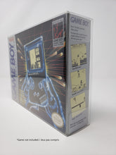 Load image into Gallery viewer, NINTENDO GAMEBOY ORIGINAL BLUE GRAY VARIANT CONSOLE CLEAR BOX PROTECTOR PLASTIC CASE
