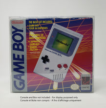 Load image into Gallery viewer, BOX PROTECTOR FOR NINTENDO GAMEBOY ORIGINAL PINK PURPLE VARIANT CONSOLE CLEAR PLASTIC CASE
