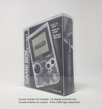 Load image into Gallery viewer, BOX PROTECTOR FOR NINTENDO GAMEBOY ORIGINAL POCKET CONSOLE CLEAR PLASTIC CASE
