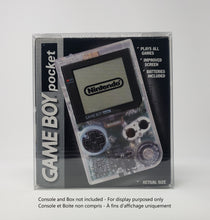 Load image into Gallery viewer, BOX PROTECTOR FOR NINTENDO GAMEBOY ORIGINAL POCKET CONSOLE CLEAR PLASTIC CASE
