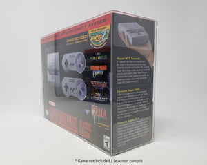 BOX PROTECTOR FOR NES SNES CLASSIC MINI CONSOLE CLEAR PLASTIC  CASE