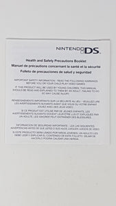 Health and Safety Precautions Booklet [Insertion] - Nintendo DS