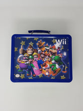 Load image into Gallery viewer, Nintendo Wii Mario Party Blue Lunch Box Tin
