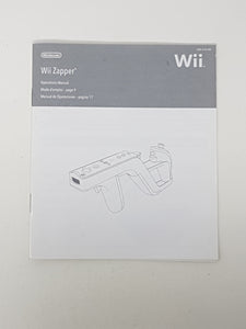 Wii Zapper Operations [manuel] - Nintendo Wii