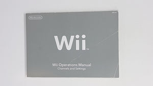 Manuel d'utilisation de la console Nintendo Wii Chaînes et paramètres