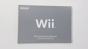 Manuel d'utilisation de la console Nintendo Wii Chaînes et paramètres