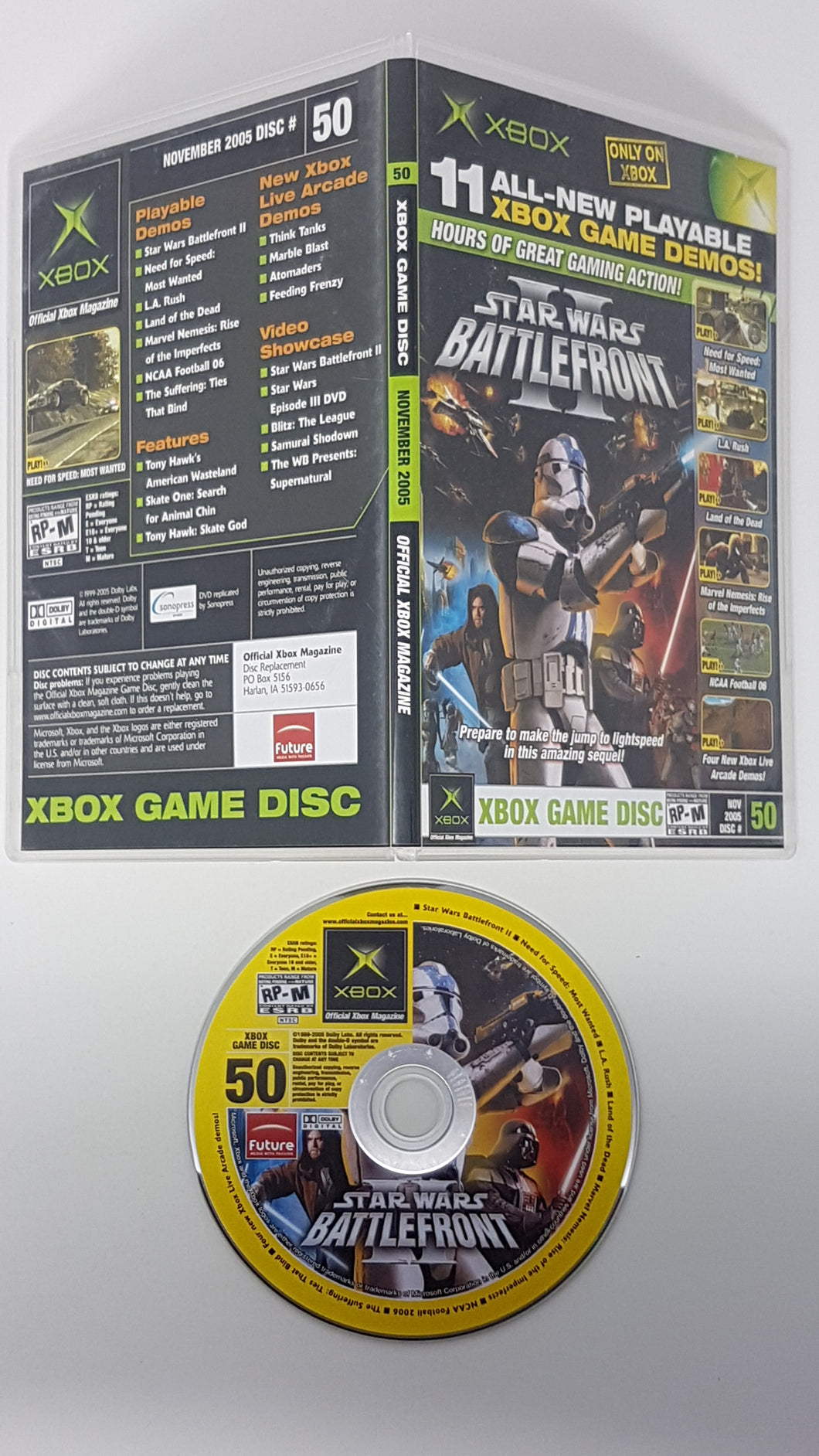 Official Xbox Magazine Game Disc 50 - Microsoft Xbox