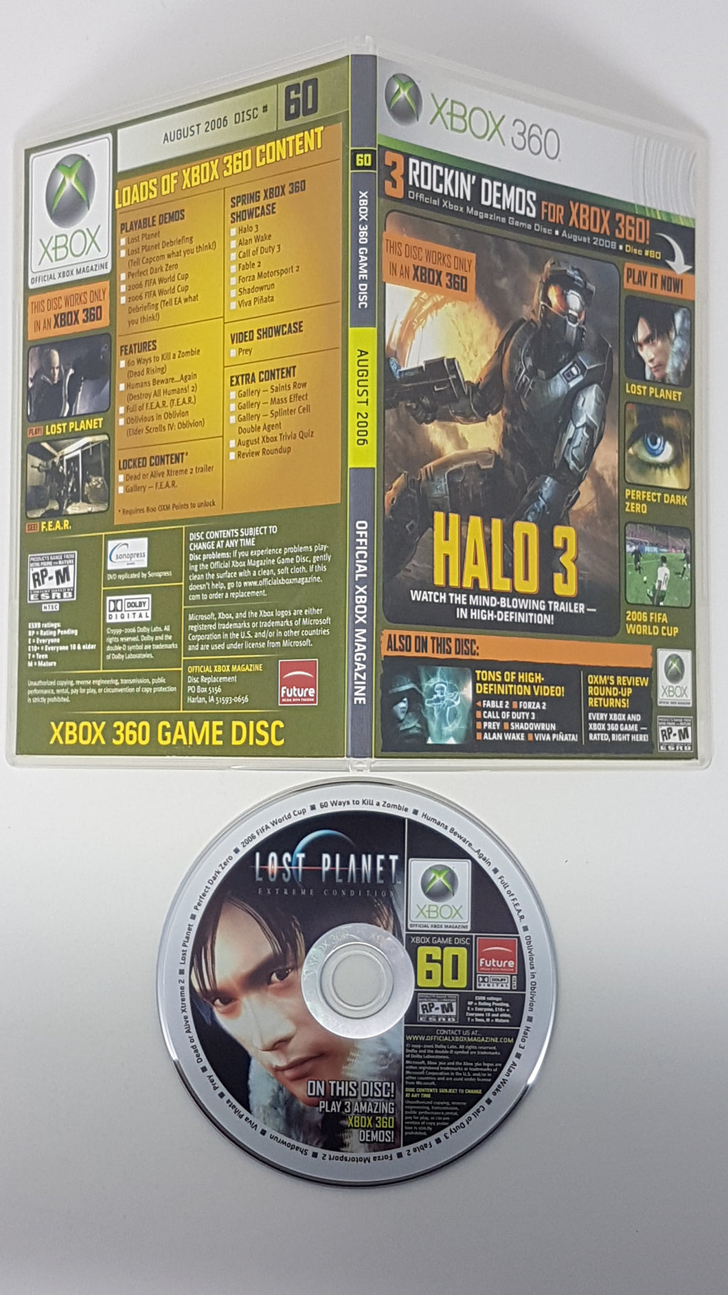 Official Xbox Magazine Game Disc 60 - Microsoft Xbox