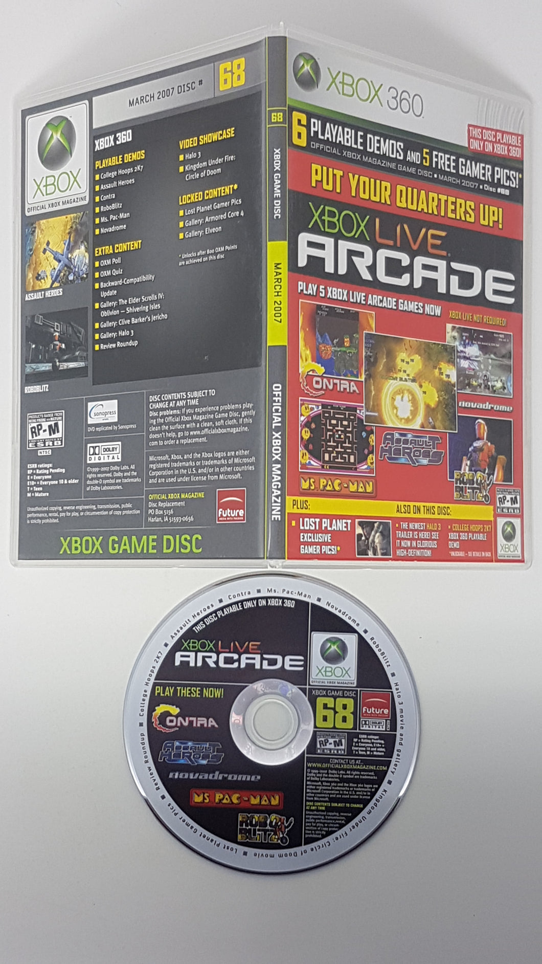 Official Xbox Magazine Game Disc 68 - Microsoft Xbox