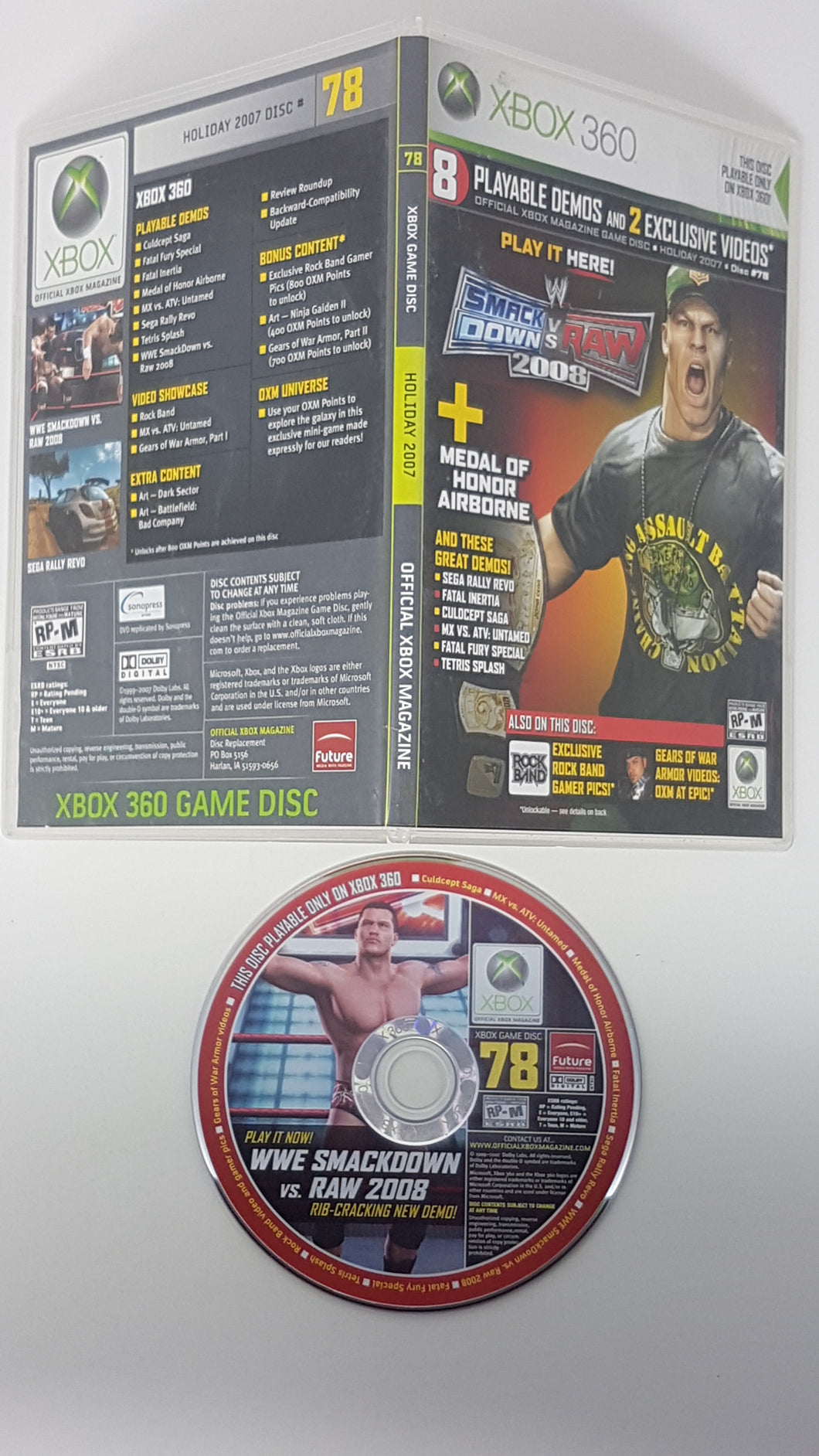 Official Xbox Magazine Game Disc 78 - Microsoft Xbox