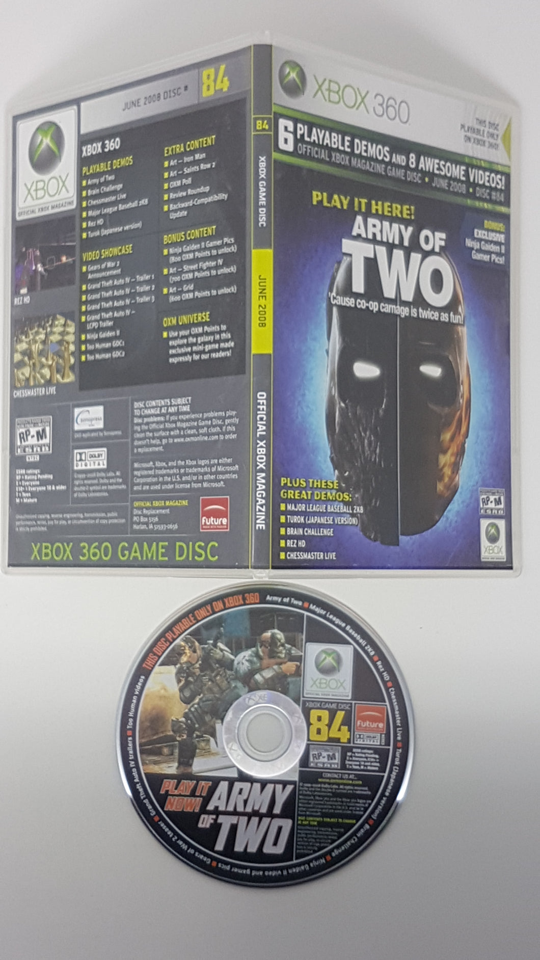Official Xbox Magazine Game Disc 84 - Microsoft Xbox