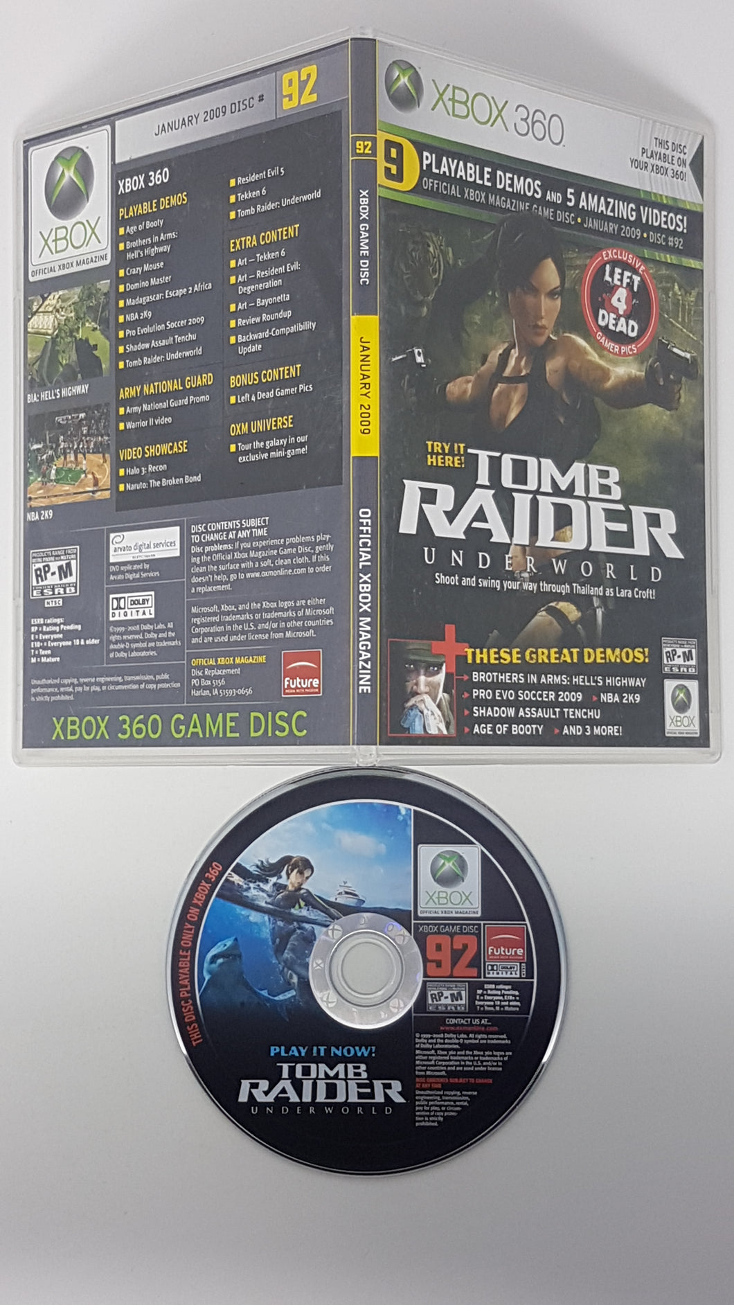 Official Xbox Magazine Game Disc 92 - Microsoft Xbox