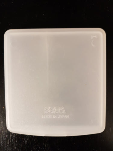 Original Hard Cartridge Dust Cover Clear Case - Sega Game Gear