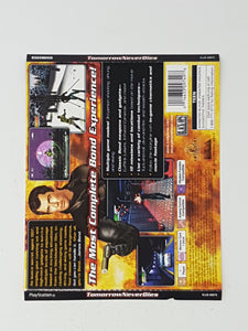 007 Tomorrow Never Dies [Back Cover Art] - Sony Playstation 1 | PS1