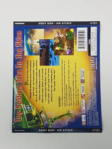 Army Men Air Attack [Back Cover Art] - Sony Playstation 1 | PS1