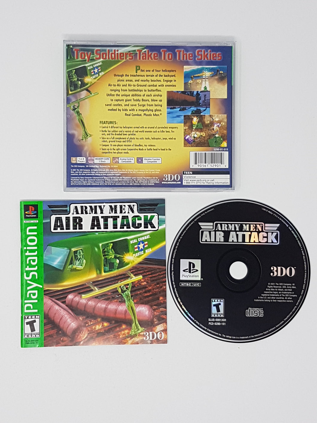 Army Men Air Attack [Greatest Hits] [cib] - Sony Playstation 1 | PS1