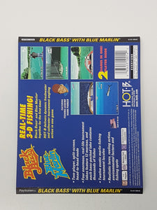 Black Bass + Blue Marlin [Back Cover Art] - Sony Playstation 1 | PS1