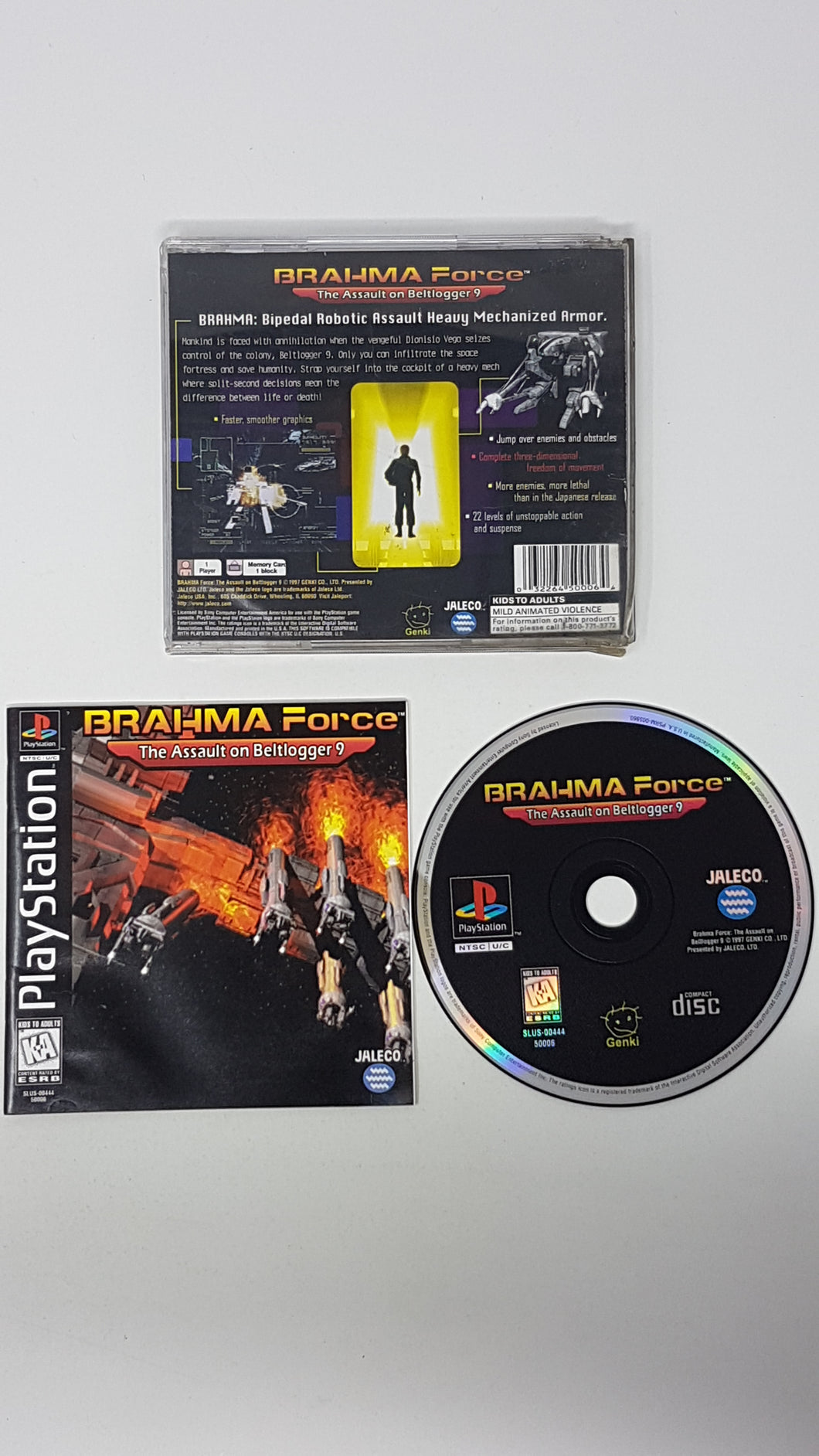BRAHMA Force the Assault on Beltlogger 9 - Sony Playstation 1 | PS1