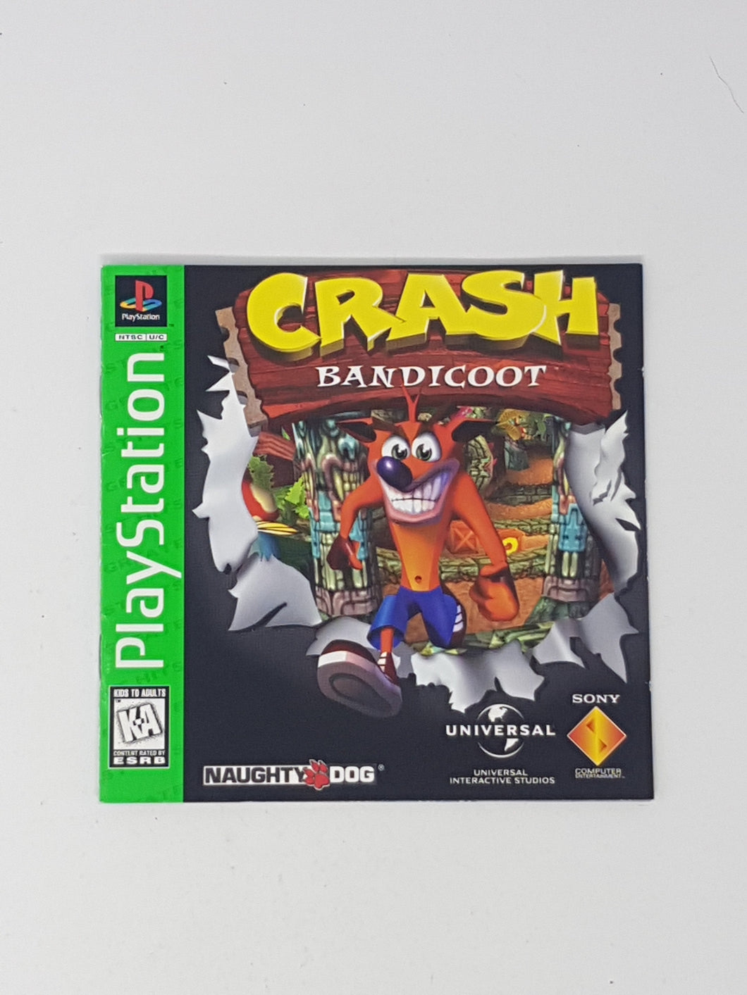 Crash Bandicoot [Greatest Hits] [manual] - Playstation | PS1