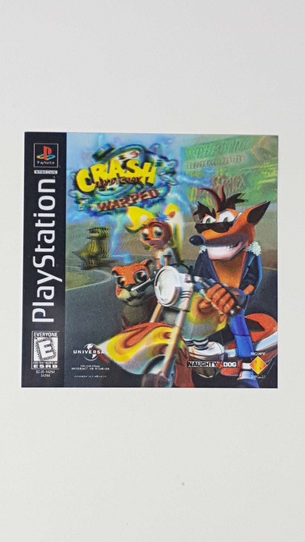 Crash Bandicoot Warped [Couverture Holographique] - Sony Playstation 1 | PS1