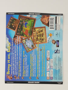 Crash Bash [Back Cover Art] - Sony Playstation 1 | PS1