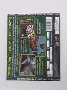 Die Hard Trilogy 2 Viva Las Vegas [Back Cover Art] - Sony Playstation 1 | PS1