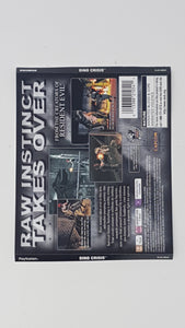Dino Crisis [Back Cover Art] - Sony Playstation | PS1