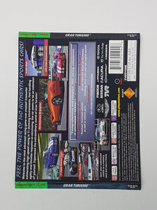 Gran Turismo [Greatest Hits] [Back Cover Art] - Sony Playstation 1 | PS1