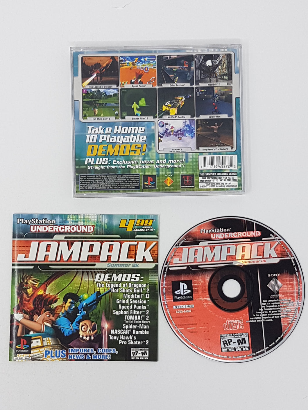 PlayStation Underground Jampack Summer 2000 - Sony Playstation 1 | PS1