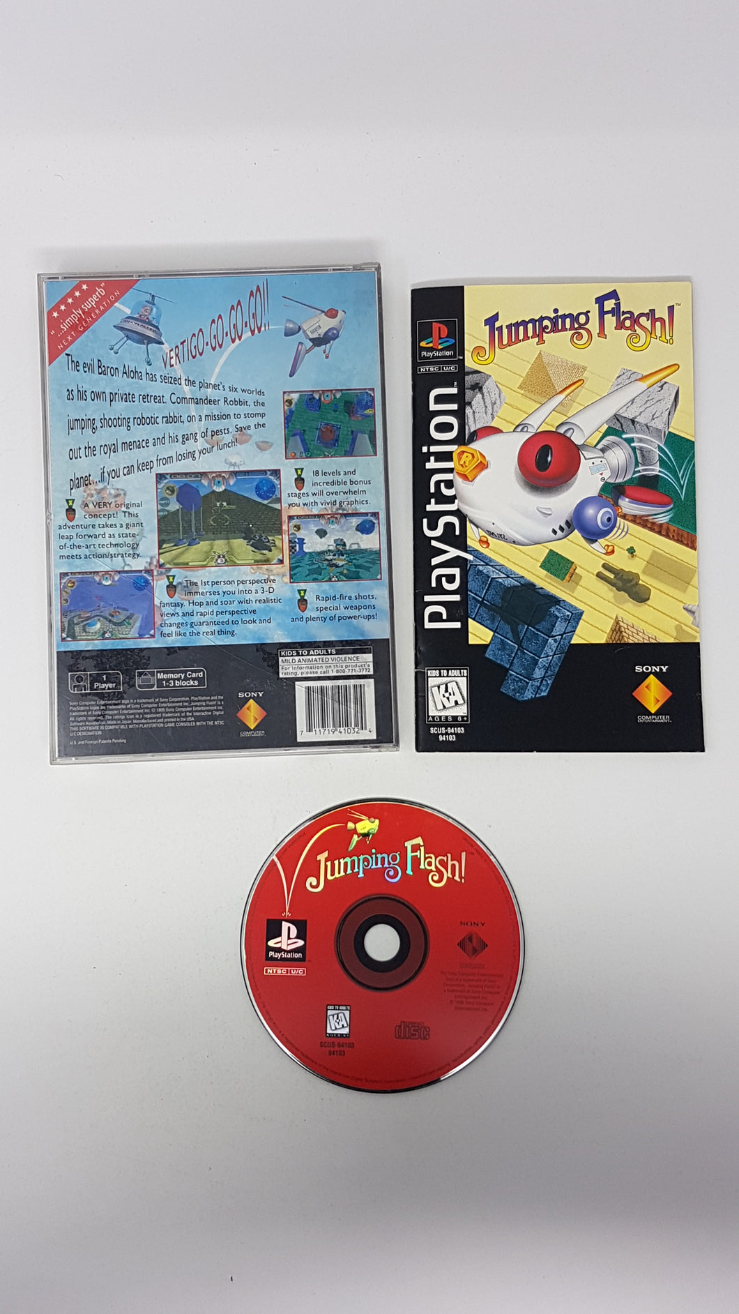 Jumping Flash - Sony Playstation | PS1