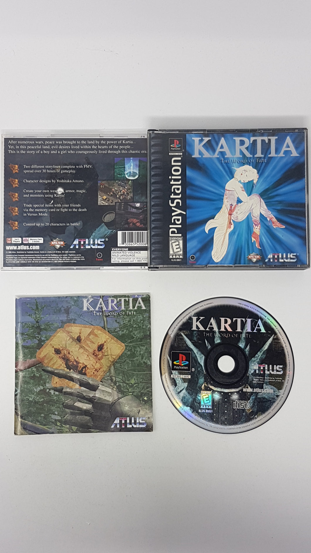 Kartia Word of Fate - Sony Playstation | PS1