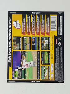 MLB 2001 [Couverture arrière] - Sony Playstation 1 | PS1