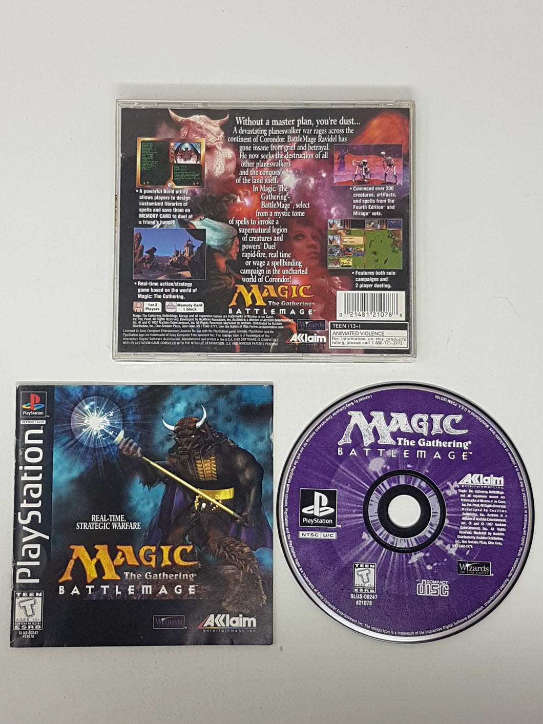 Magic The Gathering Battlemage Sony Playstation PS1