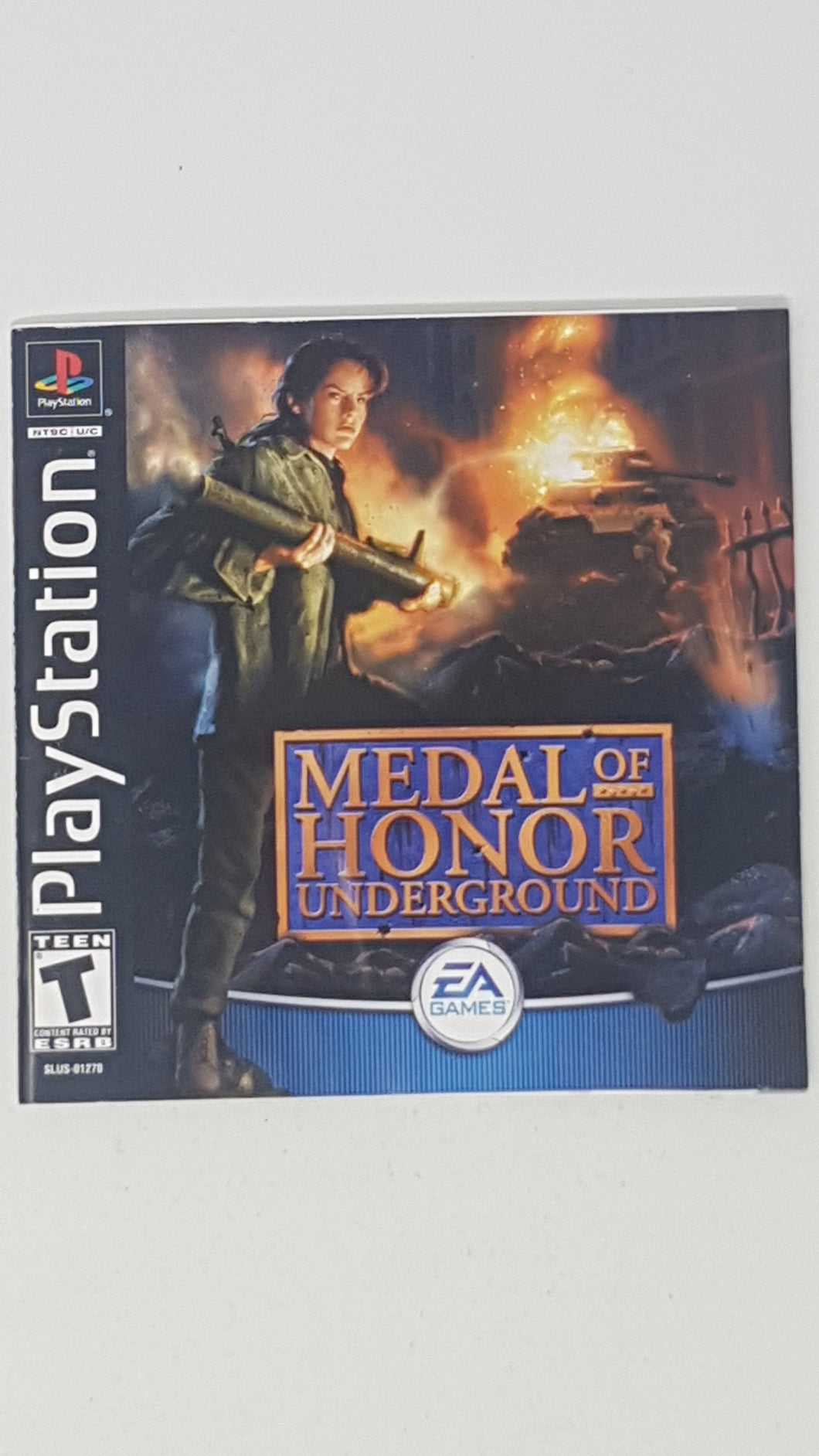 Medal of Honor Underground [manual] - Sony Playstation 1 | PS1