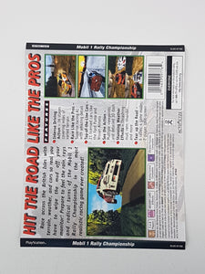 Mobil 1 Rally Championship [Couverture arrière] - Sony Playstation 1 | PS1