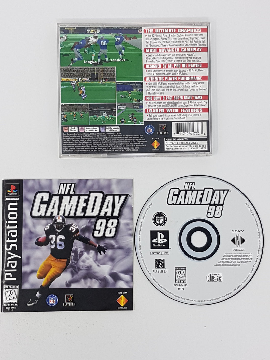 NFL GameDay 98 [cib] - Sony Playstation 1 | PS1