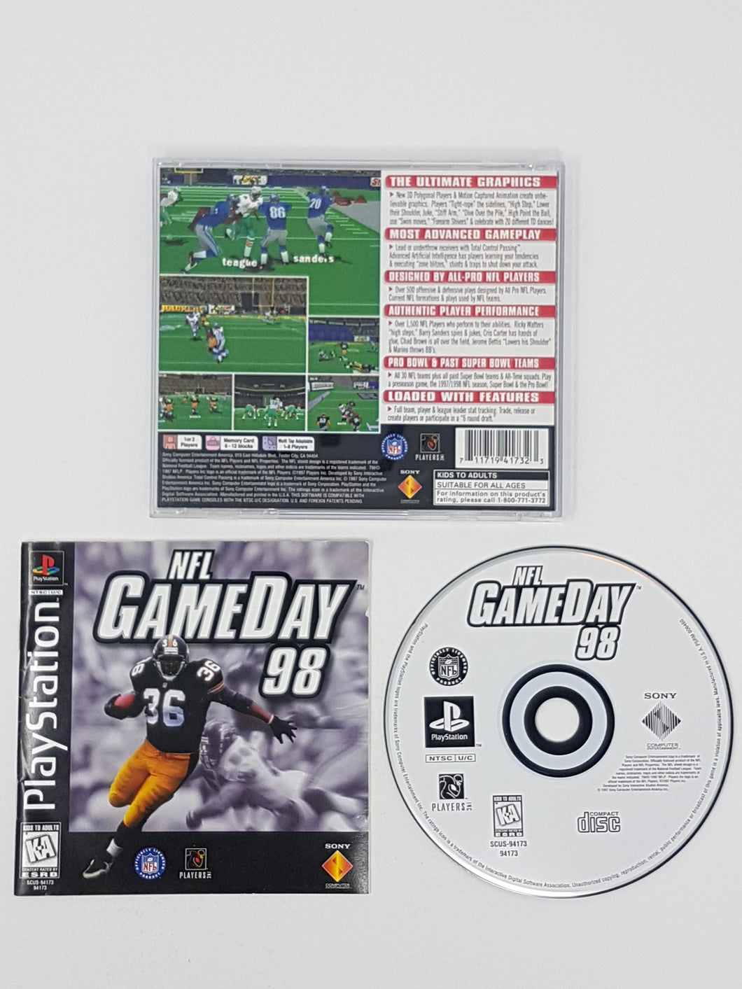 NFL GameDay 98 [cib] - Sony Playstation 1 | PS1