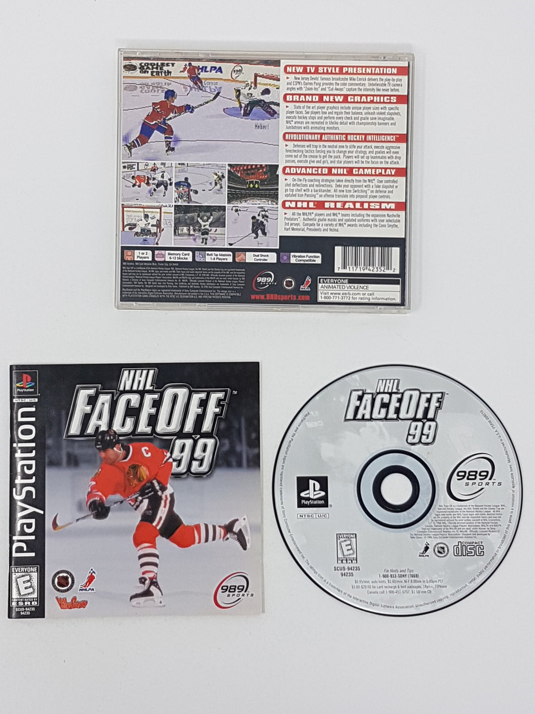 NHL FaceOff 99 [cib] - Sony Playstation 1 | PS1