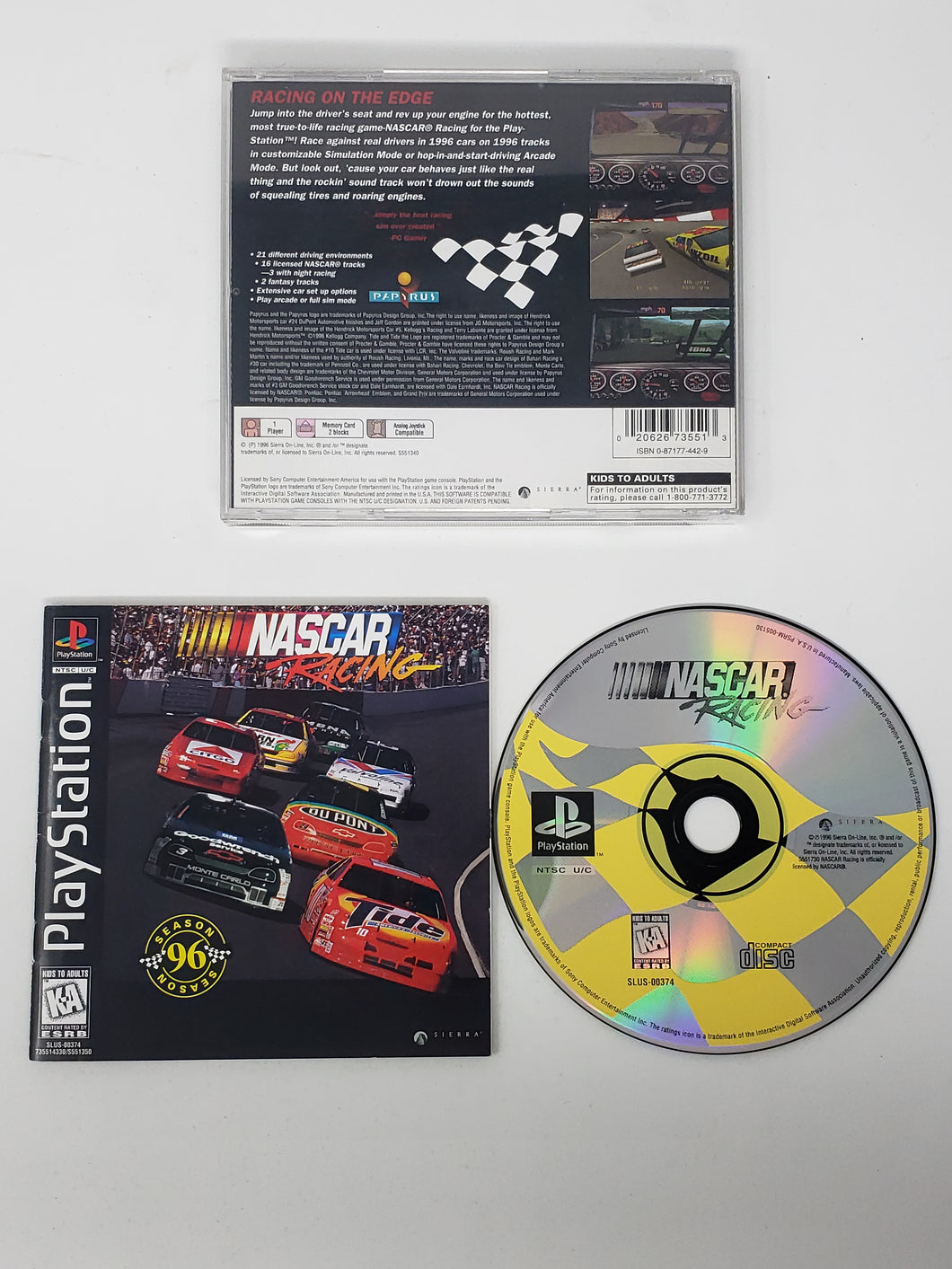 Nascar racing hot sale ps1