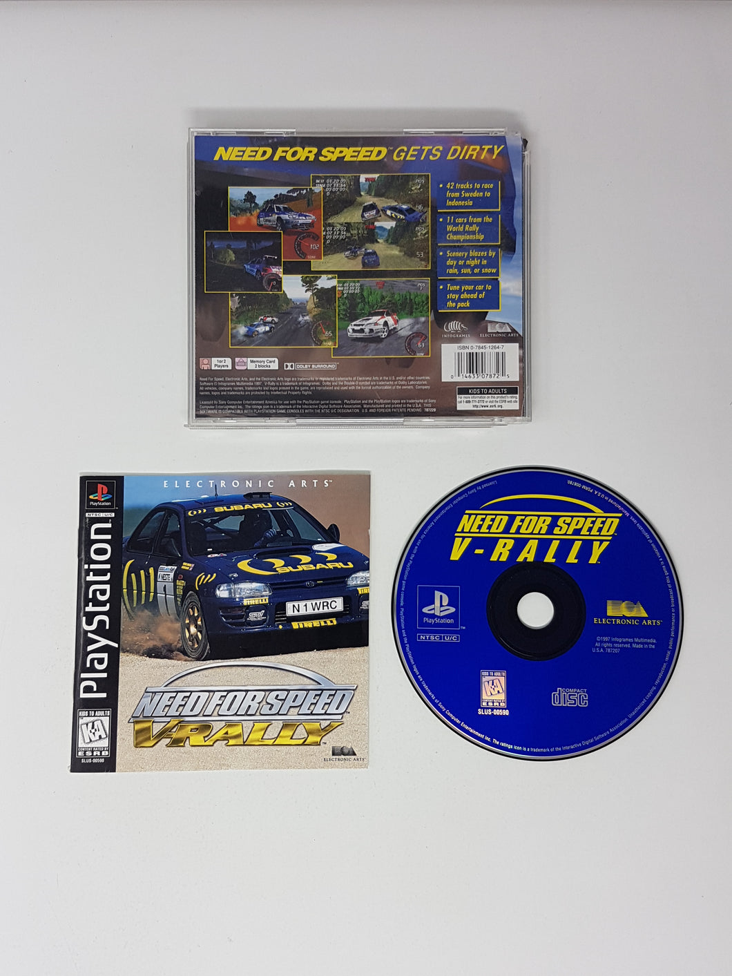 Need for Speed V-Rally - Sony Playstation 1 | PS1