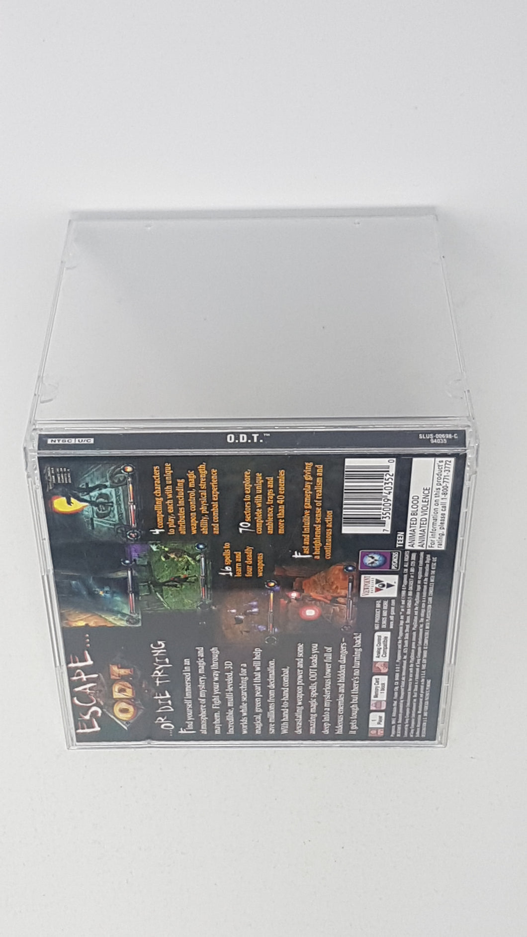 ODT Escape or Die Trying [box] - Playstation | PS1
