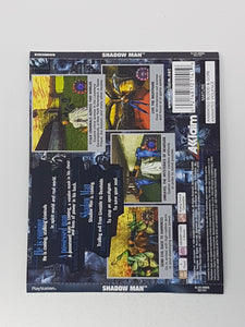 Shadow Man [Back Cover Art] - Sony Playstation 1 | PS1